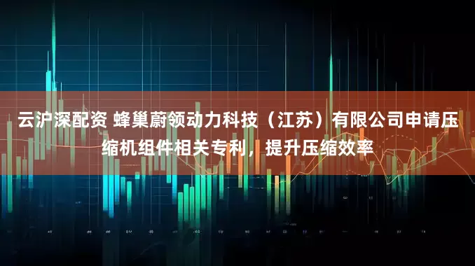 云沪深配资 蜂巢蔚领动力科技（江苏）有限公司申请压缩机组件相关专利，提升压缩效率