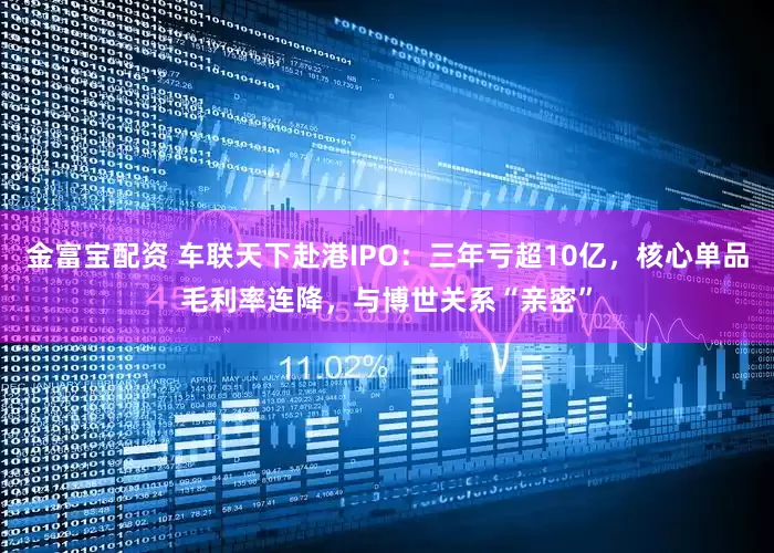 金富宝配资 车联天下赴港IPO：三年亏超10亿，核心单品毛利率连降，与博世关系“亲密”