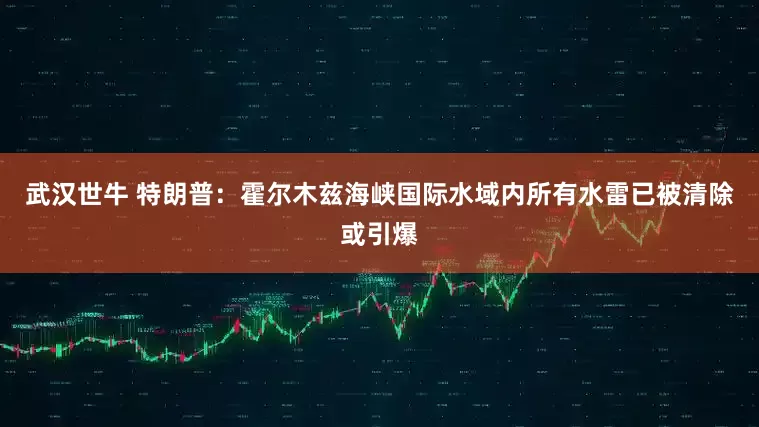 武汉世牛 特朗普：霍尔木兹海峡国际水域内所有水雷已被清除或引爆
